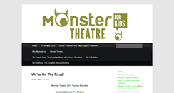 Desktop Screenshot of kids.monstertheatre.com